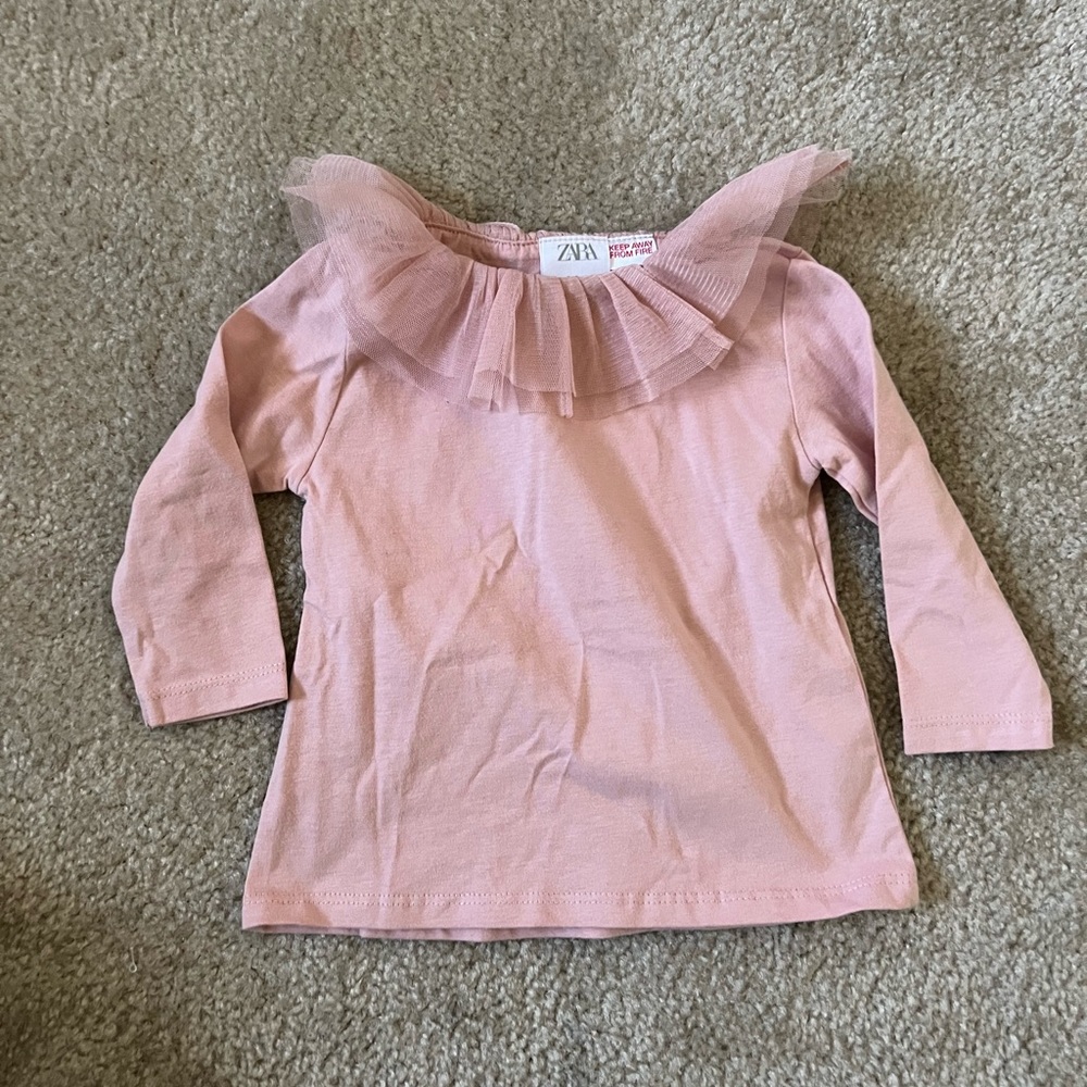 Zara girl top 6-9 months